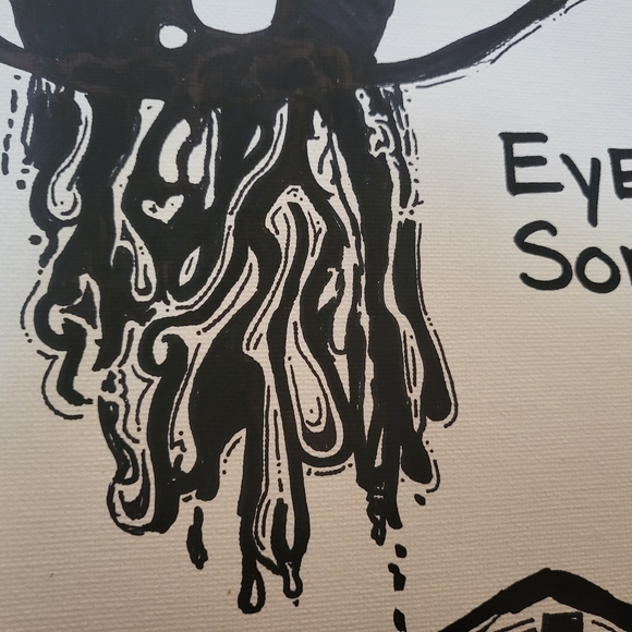 Black Marker Sketch | Eyedeas | LiMBo | 9x9 Canvas - Picture 6 of 7